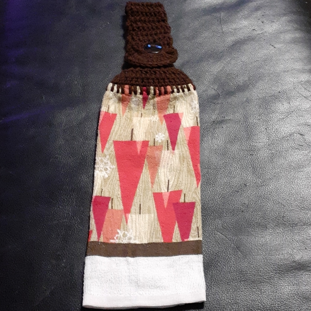 Handmade Crochet Hanging Kitchen Towels